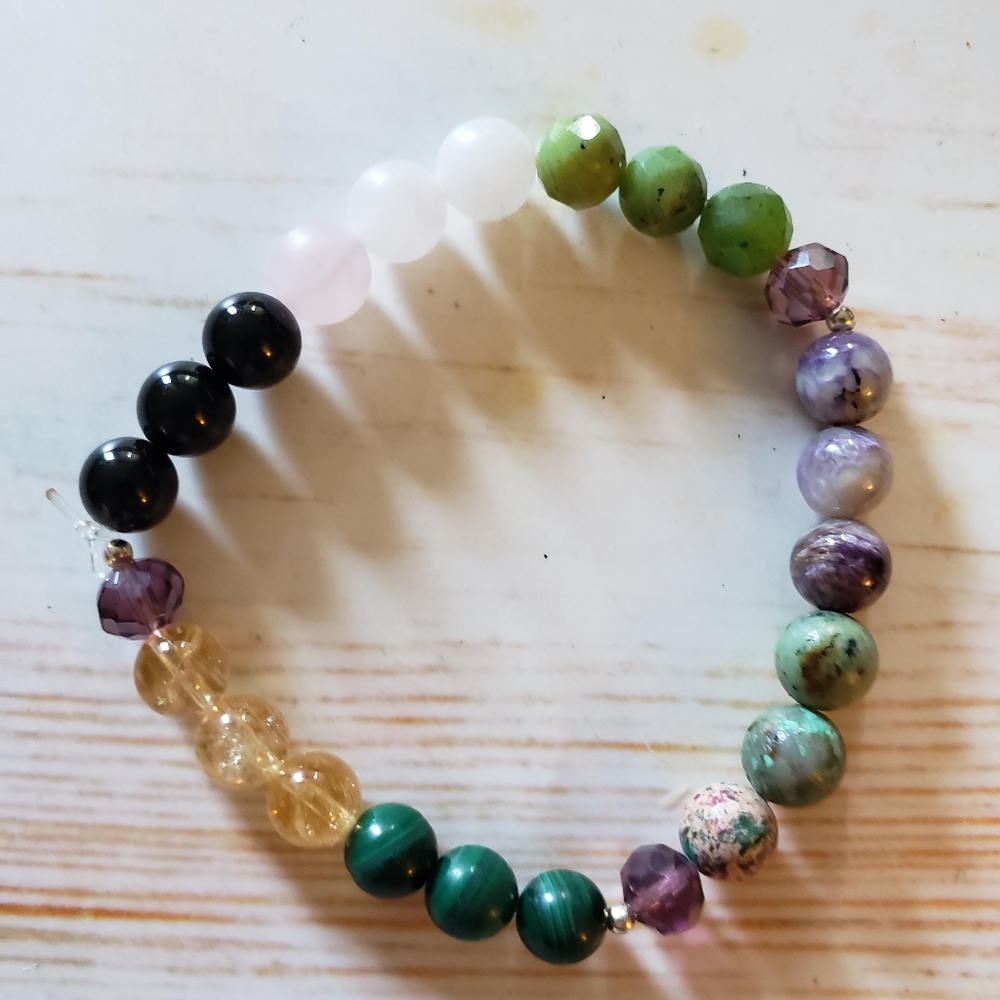 🌿🌻💕Handmade Gemstone Bracelet